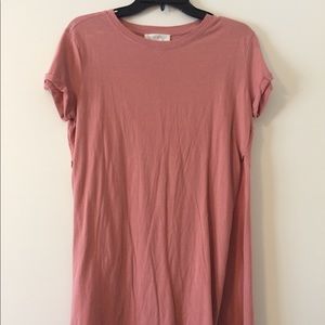 Nude tunic top